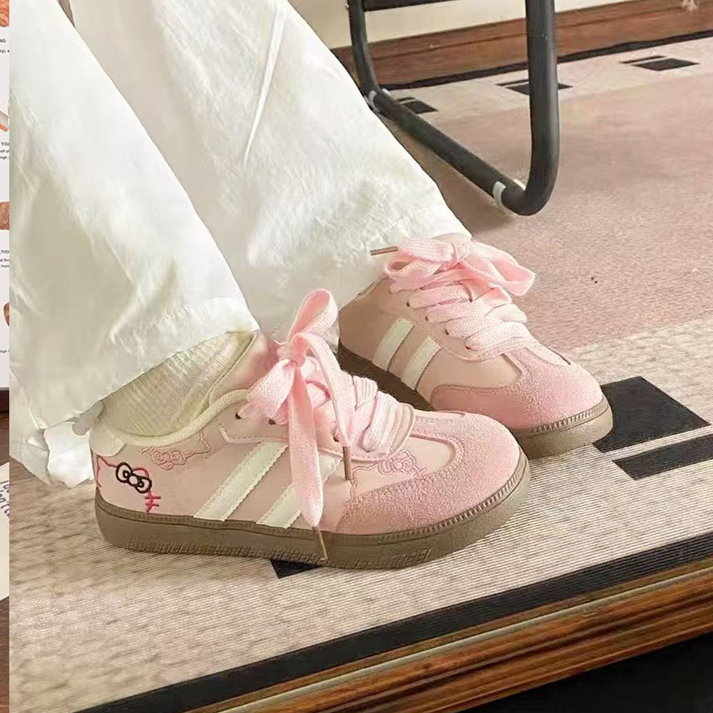 Women'S Fashion Walking Shoes - Hello Kitty Women's Casual Outdoor Lace