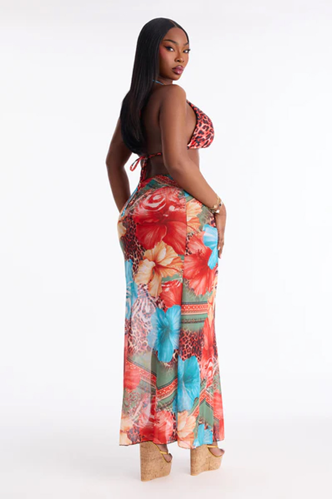 Women Plus Size Summer Boho Fl - Maxi Dress Boho ulasan dan harga