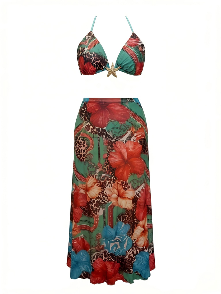 Women Plus Size Summer Boho Fl - Maxi Dress Boho ulasan dan harga
