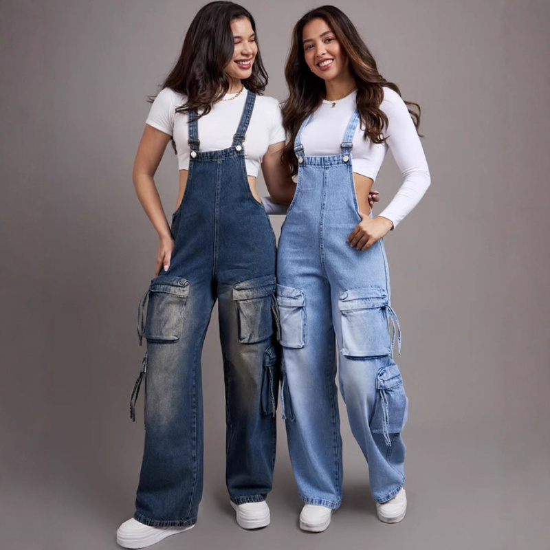 Trendy Women's Casual Straight - Women'S Fashion Overalls ulasan dan harga