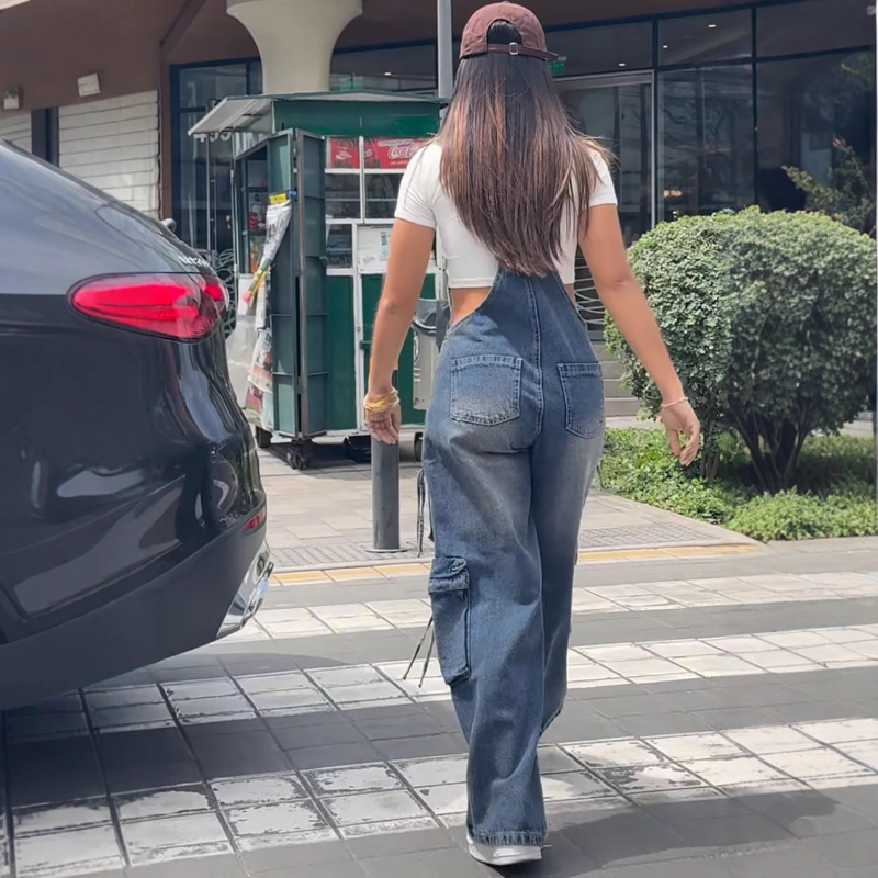 Trendy Women's Casual Straight - Women'S Fashion Overalls ulasan dan harga