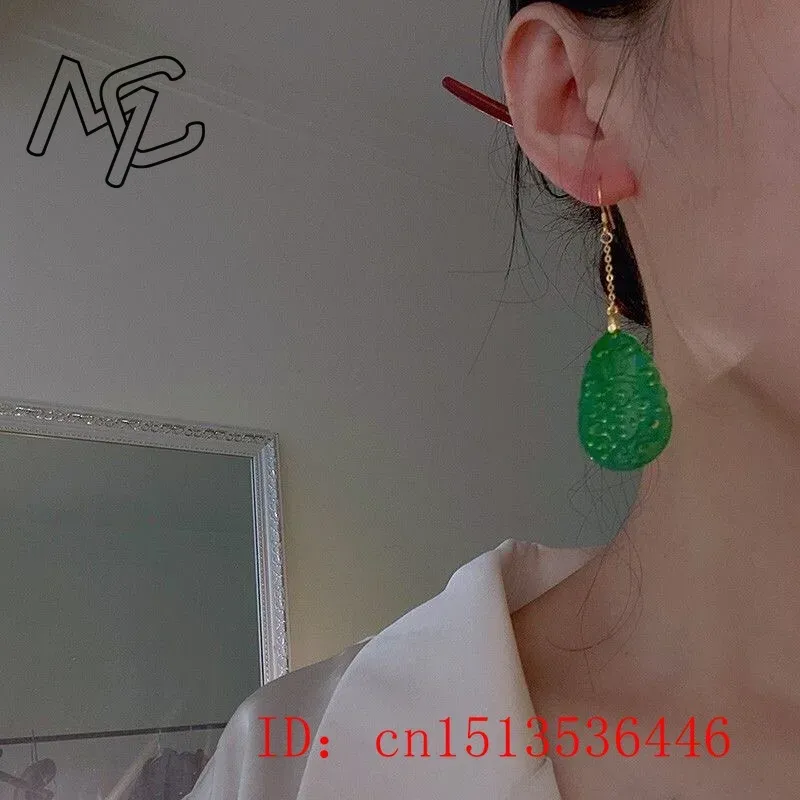 925 Silver Natural Green Jade  - Women'S Fashion Jewellery ulasan dan harga