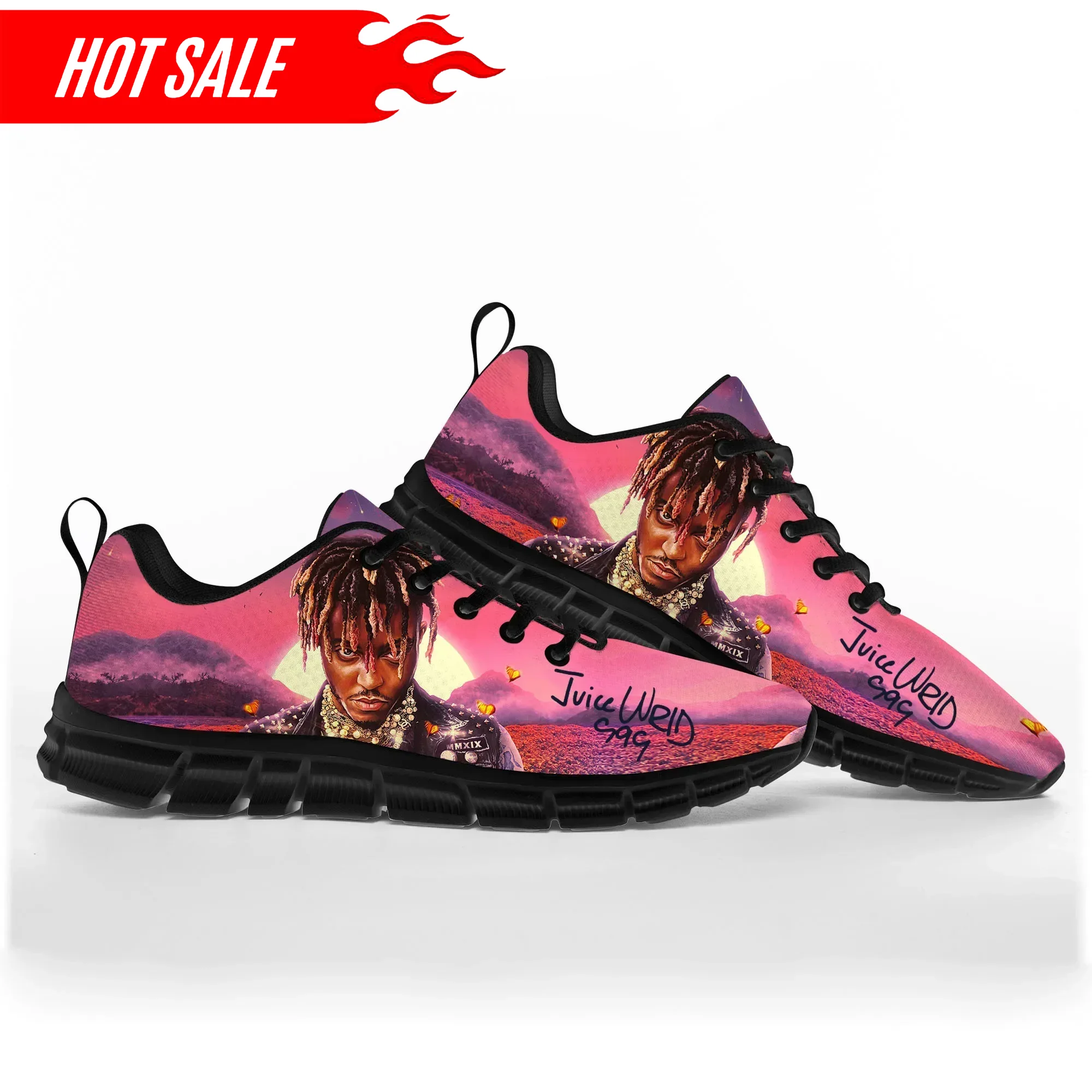 Hot Juice Wrld Hip Hop Rapper  - Women'S Fashion Gym Shoes ulasan dan harga