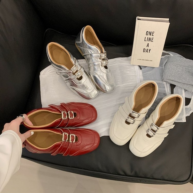 Fashion Women Round Toe Double - Women'S Fashion Walking Shoes ulasan dan harga