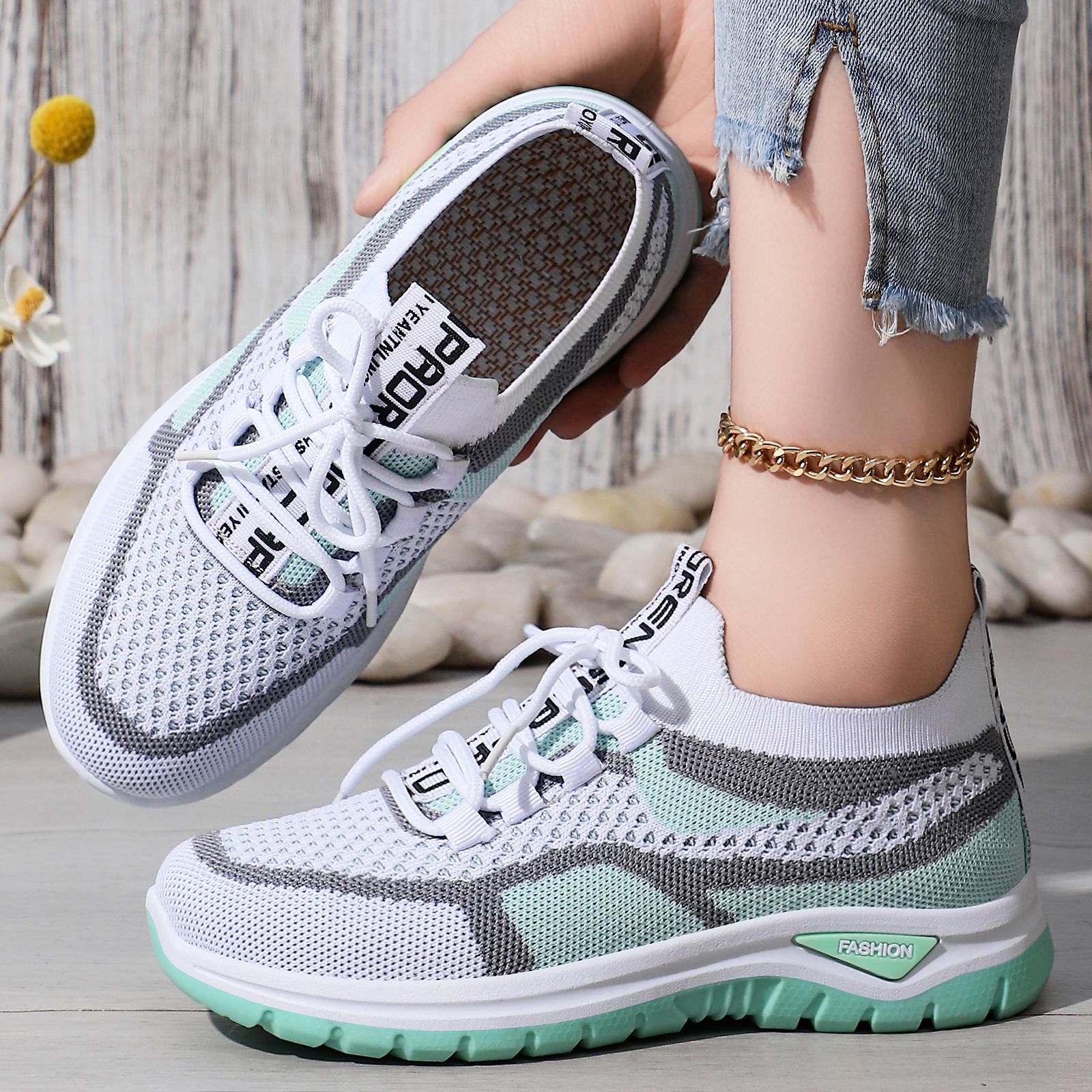 Women's Casual Shoes Air Mesh  - Women'S Fashion Gym Shoes ulasan dan harga