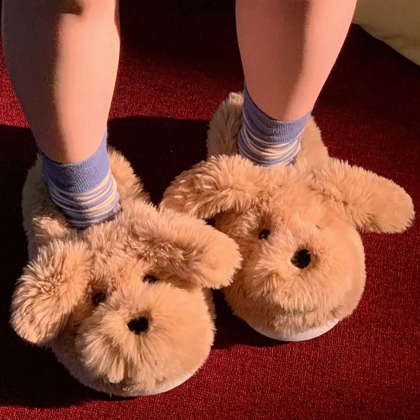 Women House Fur Slippers Casua - Women'S Fashion Walking Shoes ulasan dan harga