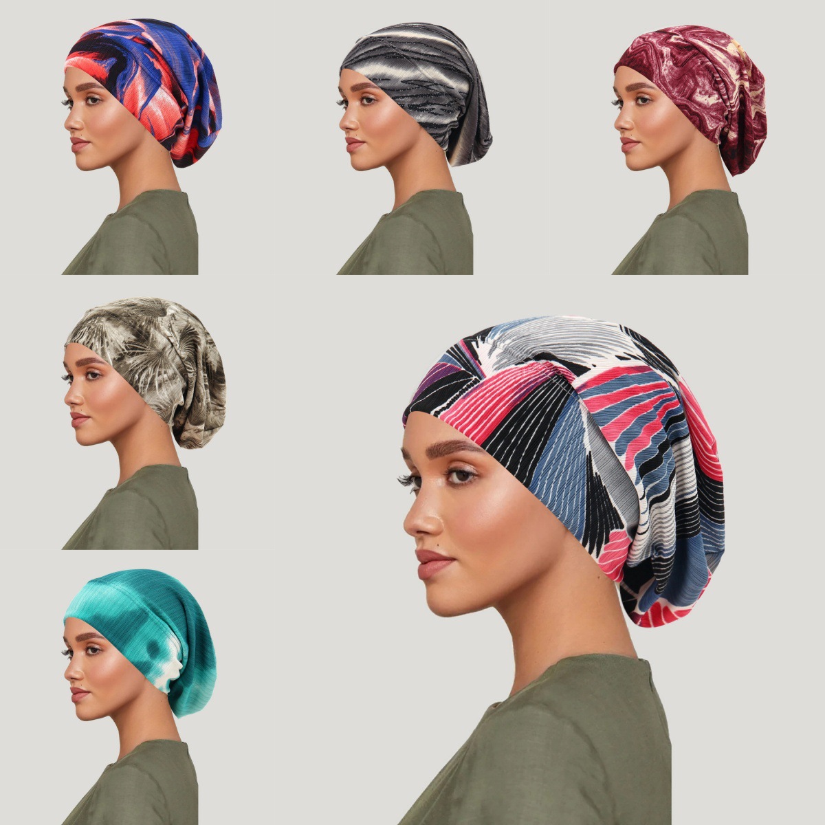 2026 New Tie-dye Hair Cover Ca - Women'S Fashion Hats ulasan dan harga