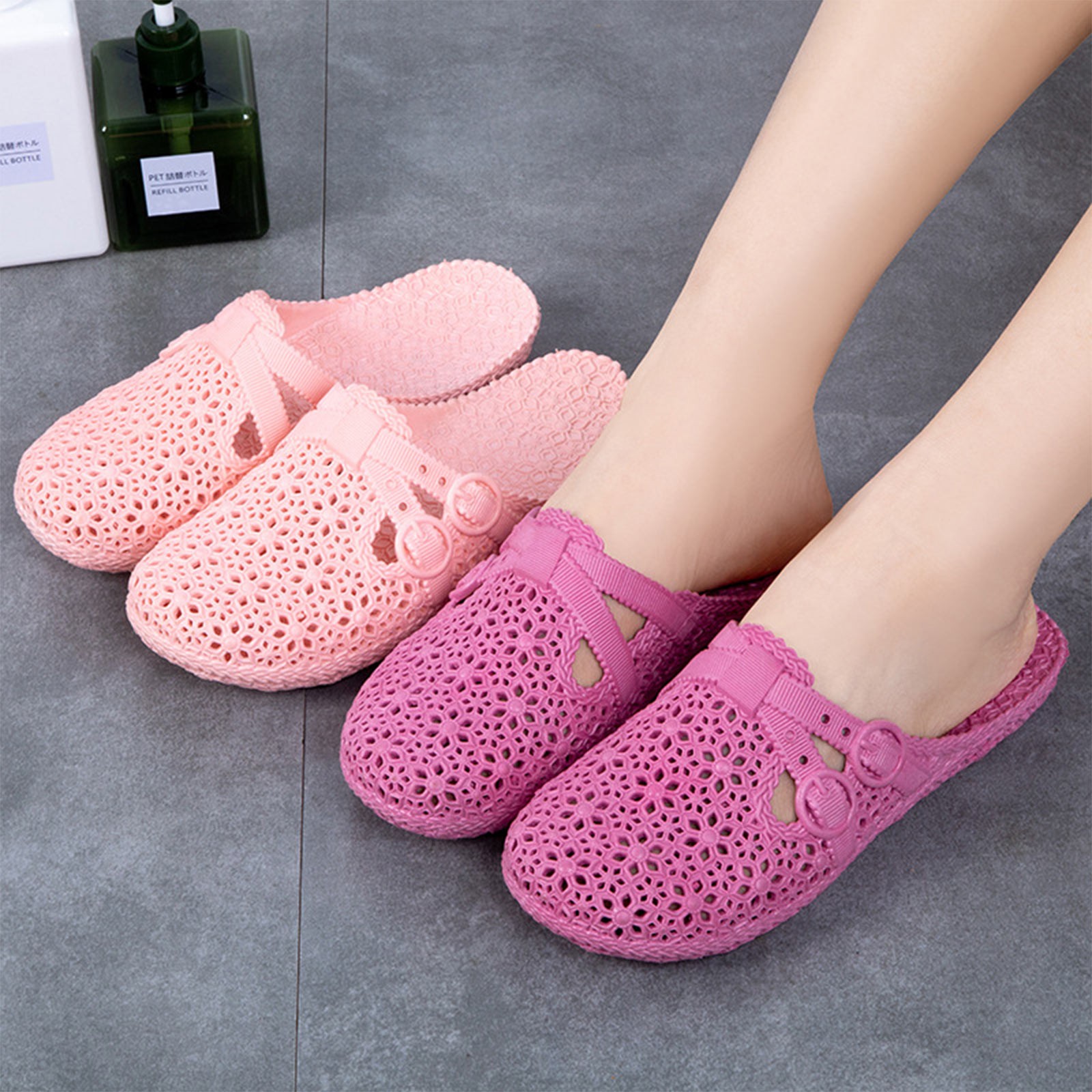 Wrap-Toe Breathable Slippers S - Women'S Fashion Walking Shoes ulasan dan harga