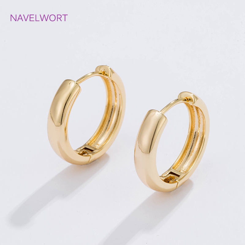 6 Sizes Gold Plated Circle Hoo - Women Fashion Jewellery ulasan dan harga