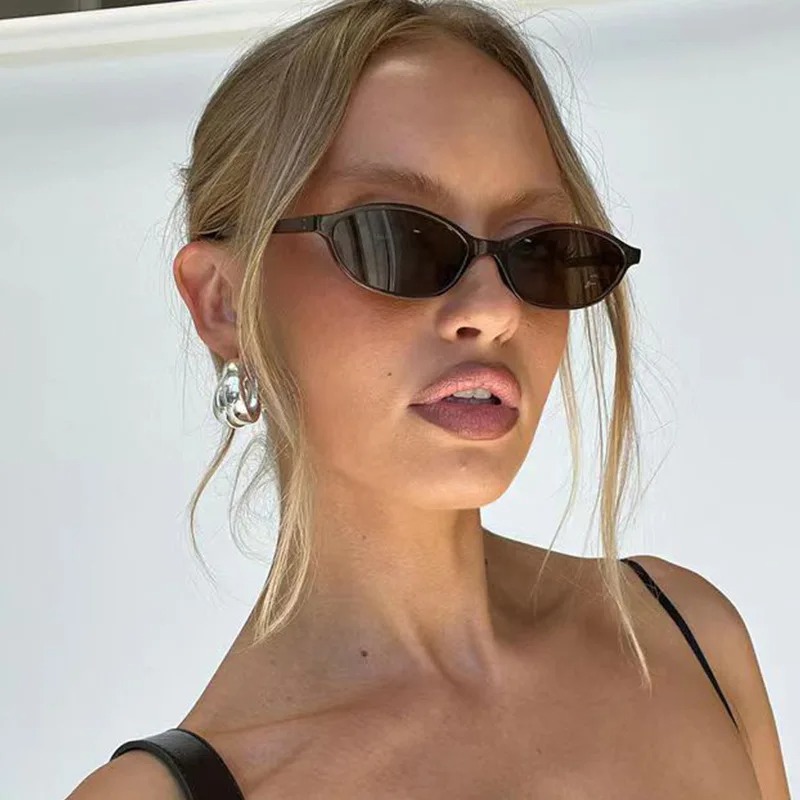 Retro Oval Frame Sunglasses Fa - Women'S Fashion Eyewear ulasan dan harga