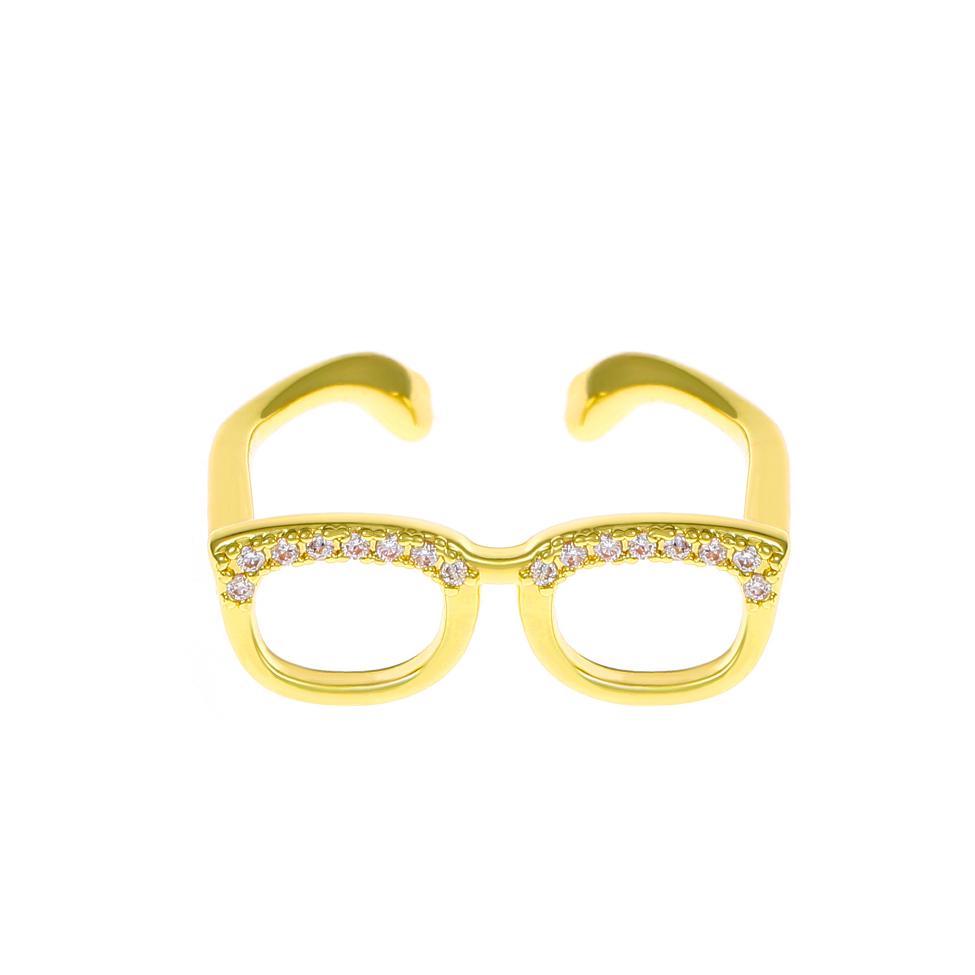 Small Crystal Glasses-shape Fi - Women'S Fashion Jewellery ulasan dan harga