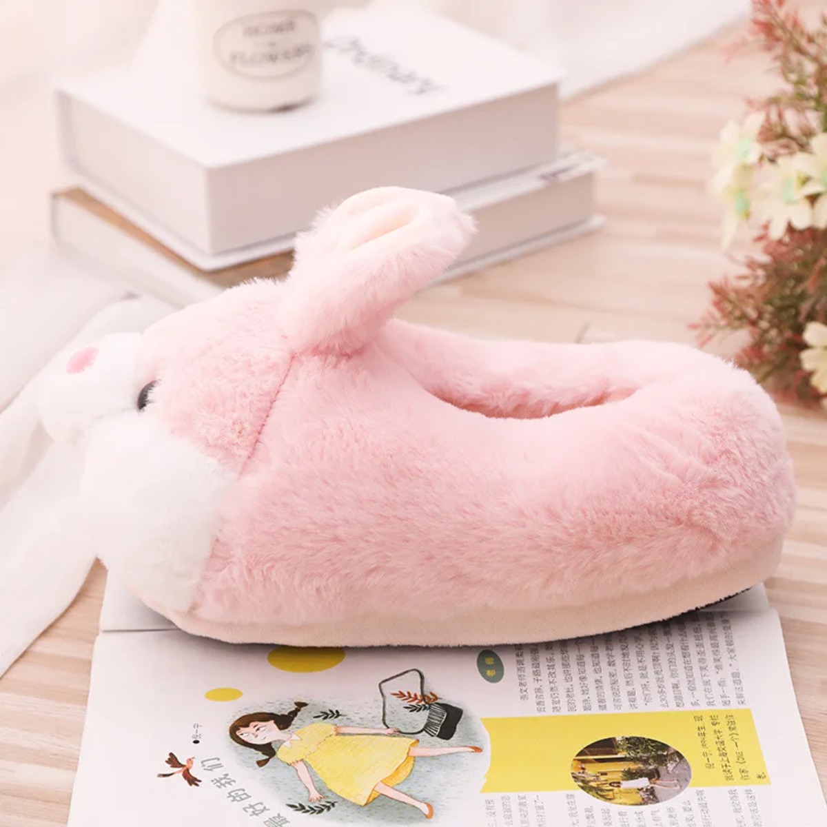 Women House Fur Slippers Casua - Women'S Fashion Walking Shoes ulasan dan harga