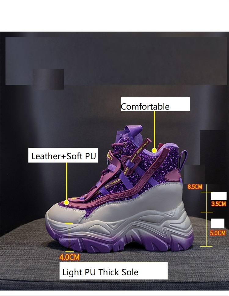 2025 Women's Hidden Wedge Snea - Women'S Fashion Gym Shoes ulasan dan harga