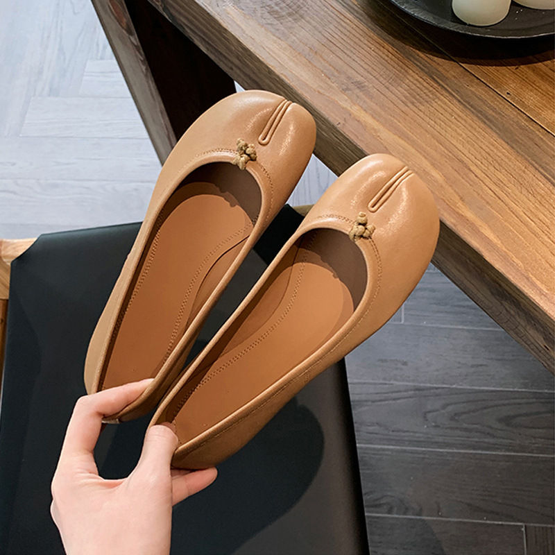 Women's Vintage Split Toe Mary - Women'S Fashion Walking Shoes ulasan dan harga