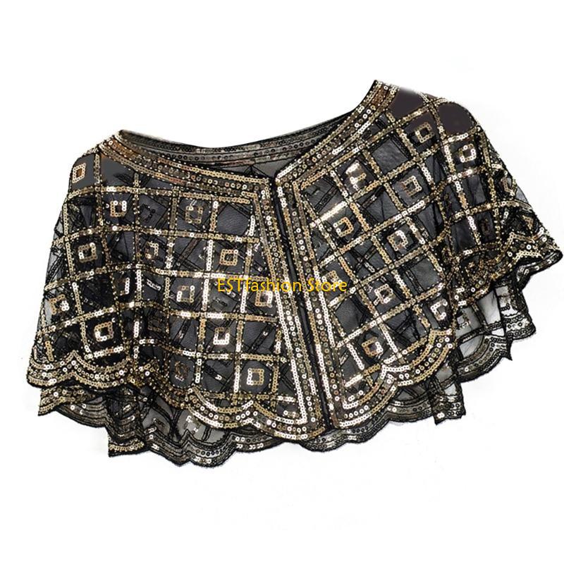 Y5GC 1920s Blingbling Shawl Sh - Women'S Fashion Roaring 20S ulasan dan harga