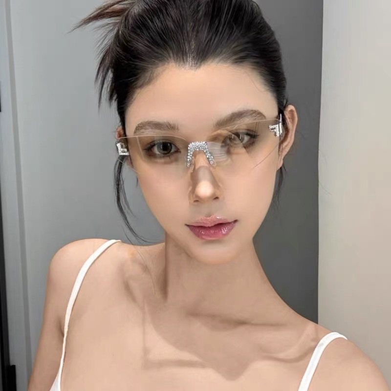 Women's Sexy Cat Eye Rimless R - Women'S Fashion Reading Glasses ulasan dan harga