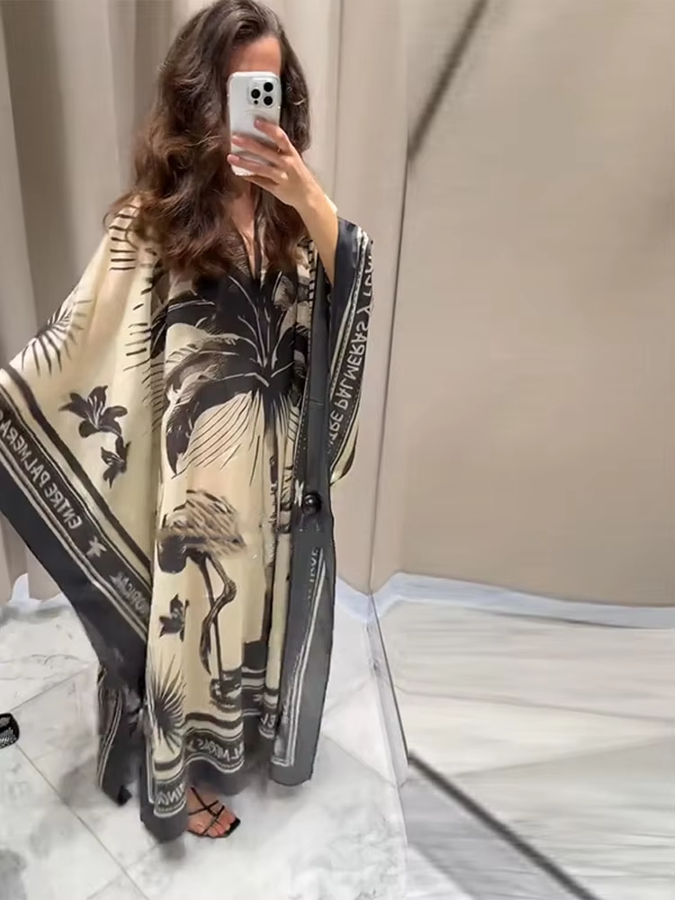 Flowy Boho Maxi Dress with Vin - Maxi Dress Boho ulasan dan harga