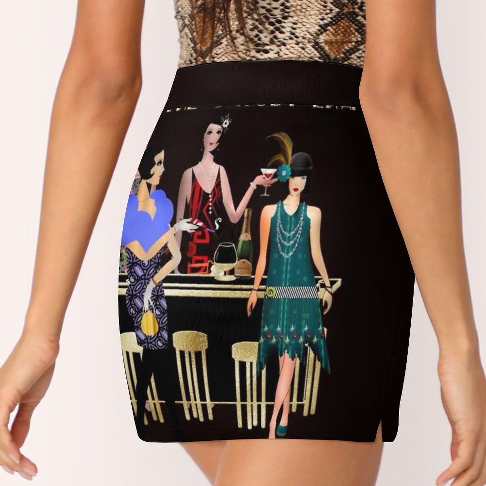 The Gatsby Era Skirts Woman Fa - Women'S Fashion Roaring 20S ulasan dan harga