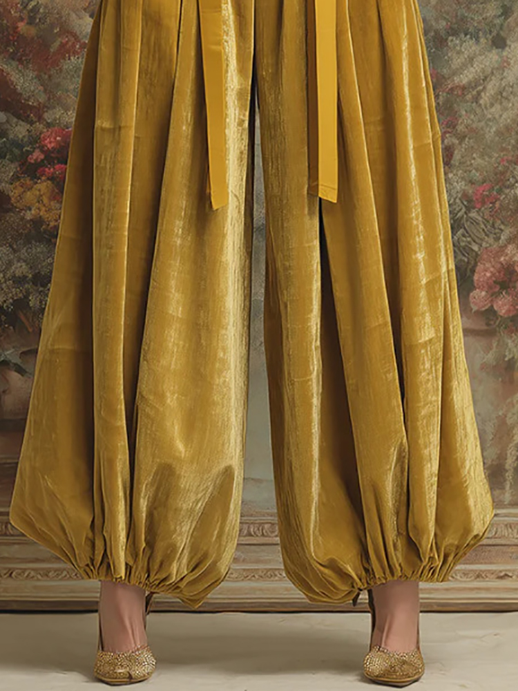 New Elegant Yellow Color Jumps - Women'S Fashion Overalls ulasan dan harga