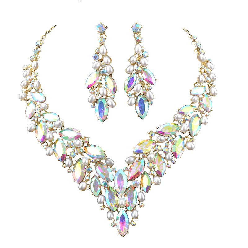 Delicate Golded Pearl Crystal  - Women'S Fashion Jewellery ulasan dan harga