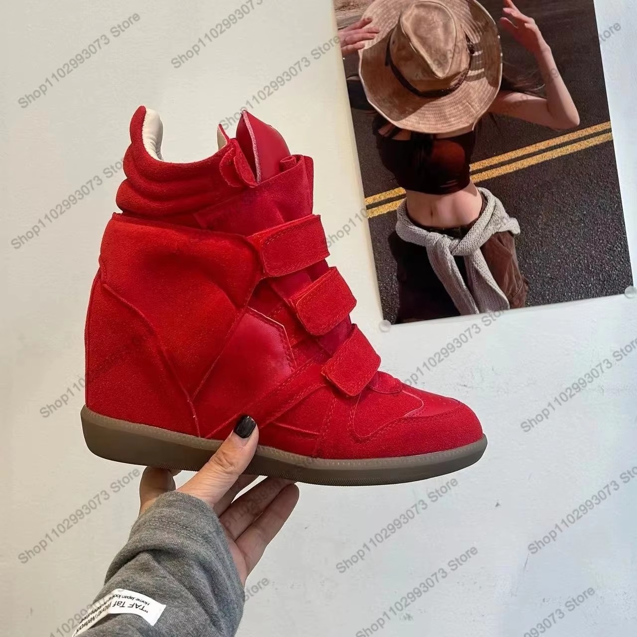 Women Hidden Wedge Heel High‑T - Women'S Fashion Gym Shoes ulasan dan harga
