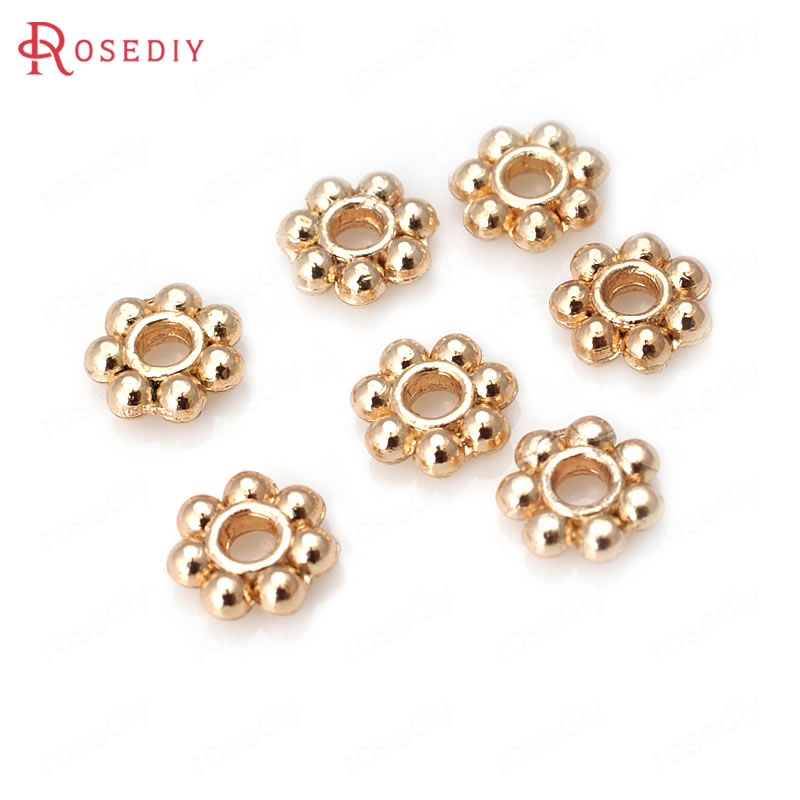 18K Gold Color Brass Flower Sp - Women Fashion Jewellery ulasan dan harga