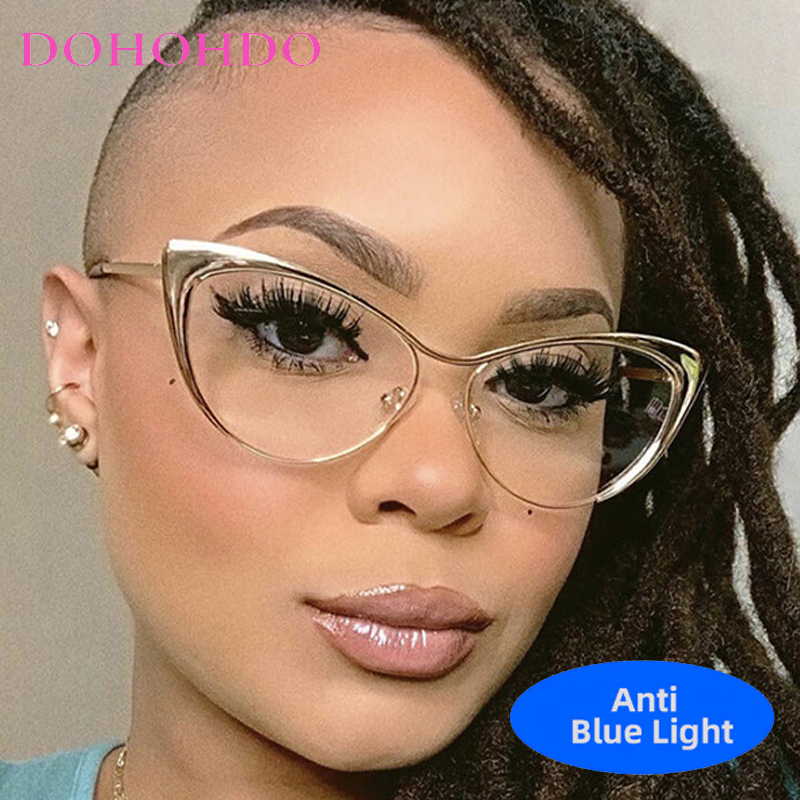 New Luxury Metal Cat Eye Fashi - Women'S Fashion Reading Glasses ulasan dan harga