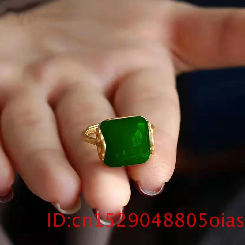 Natural Hetian Jade Ring Fashi - Women Fashion Jewellery ulasan dan harga