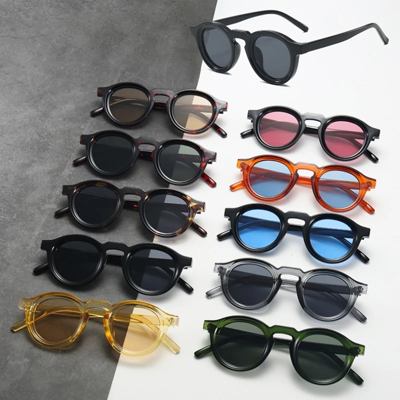 High Quality Round Sunglasses  - Women'S Fashion Eyewear ulasan dan harga