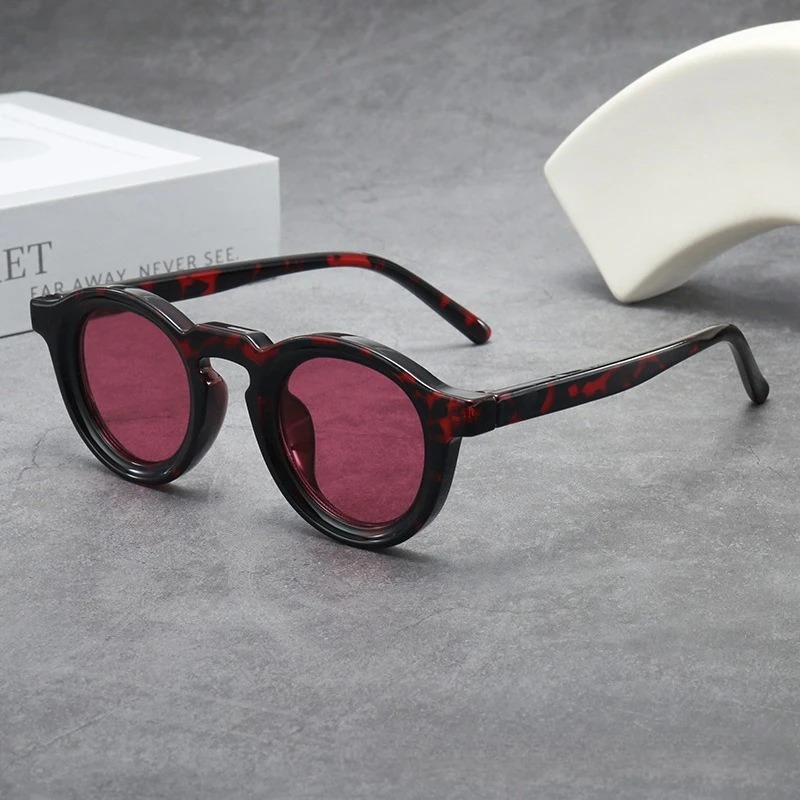 High Quality Round Sunglasses  - Women'S Fashion Eyewear ulasan dan harga
