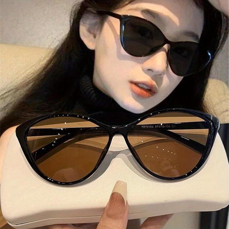 1Pc Retro Frame Cat Eye Sungla - Women'S Fashion Eyewear ulasan dan harga