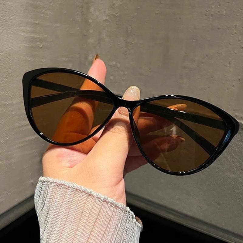 1Pc Retro Frame Cat Eye Sungla - Women'S Fashion Eyewear ulasan dan harga