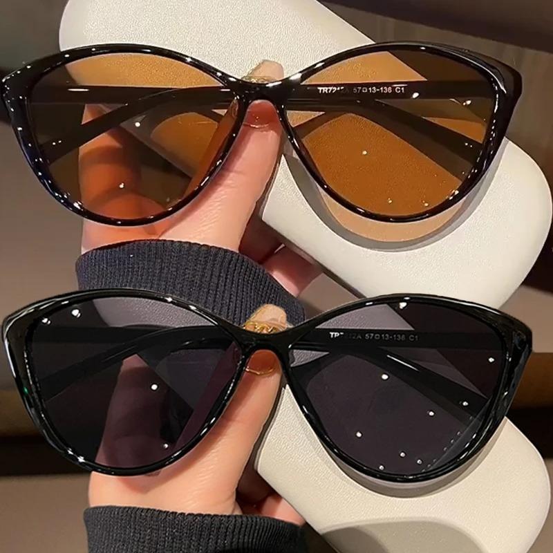 1Pc Retro Frame Cat Eye Sungla - Women'S Fashion Eyewear ulasan dan harga